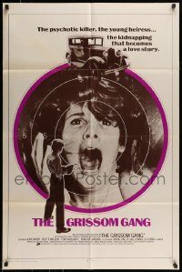 6f352 GRISSOM GANG style A int'l 1sh '71 Robert Aldrich, Kim Darby is kidnapped by psychotic killer
