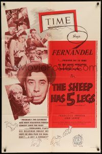 6f750 SHEEP HAS FIVE LEGS 1sh '55 Henri Verneuil's Le Mouton a cing pattes, Fernandel
