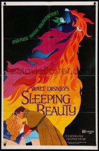 6f768 SLEEPING BEAUTY style A 1sh R79 Walt Disney cartoon fairy tale fantasy classic!