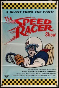 6f785 SPEED RACER SHOW 1sh '92 classic car racing Japanese anime, great image!