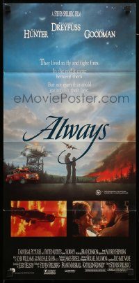 6g780 ALWAYS Aust daybill '90 Steven Spielberg, Richard Dreyfuss, John Goodman, Holly Hunter!