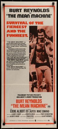 6g892 LONGEST YARD Aust daybill '74 Robert Aldrich prison football sports comedy, Burt Reynolds!