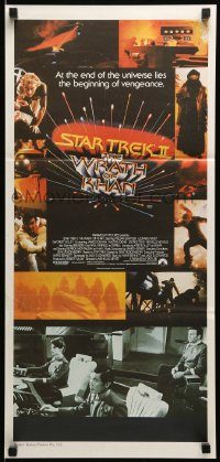 6g967 STAR TREK II Aust daybill '82 The Wrath of Khan, Leonard Nimoy, William Shatner