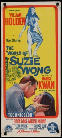 6g997 WORLD OF SUZIE WONG Aust daybill '60 William Holden was the first man that Kwan ever loved!