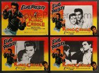6g234 KING CREOLE 5 French LCs R78 directed by Michael Curtiz, great images of Elvis Presley!