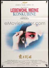 6g648 FAREWELL MY CONCUBINE German '93 Leslie Cheung, Peking Opera, Ba wang bie ji