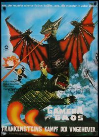 6g660 GAMERA VS. GAOS German '71 completely different rubbery monster image!