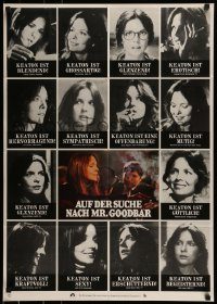 6g691 LOOKING FOR MR. GOODBAR German '78 many images of Diane Keaton, directed by Richard Brooks!