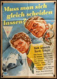 6g702 MUSS MAN SICH GLEICH SCHEIDEN LASSEN German '53 German movie starring Hardy Kruger!