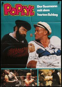 6g712 POPEYE German '80 image of Robin Williams & Paul 'Bluto' Smith as E.C. Segar's characters!