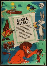 6g746 WARNER BROS CARTOON German '50s Bugs Bunny, Yosemite Sam!