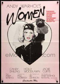 6g750 WOMEN IN REVOLT German '73 Andy Warhol's satirical take on Women's Liberation, Candy Darling