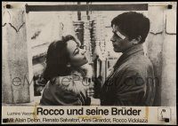 6g572 ROCCO & HIS BROTHERS German 16x23 R70s Luchino Visconti's Rocco e I Suoi Fratelli!