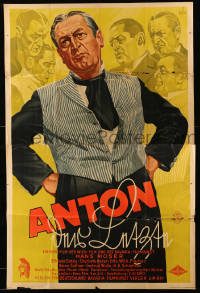 6g557 ANTHONY THE LAST German 36x55 '39 cool country of origin art of Moser by Wem Engelhardt!