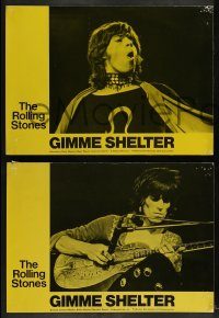 6g022 GIMME SHELTER 5 English LCs '71 Rolling Stones out of control rock & roll concert!