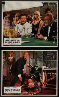 6g181 CASINO ROYALE 8 style A French LCs '67 all-star James Bond spy spoof, David Niven!