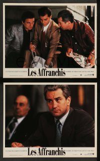 6g190 GOODFELLAS 8 French LCs '90 Robert De Niro. Ray Liotta, Joe Pesci, Martin Scorsese classic!