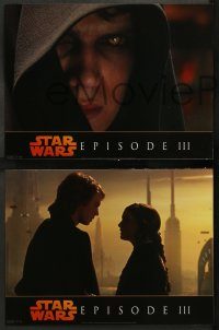 6g154 REVENGE OF THE SITH 12 French LCs '05 Star Wars Episode III, Ewan McGregor, Christensen
