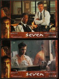 6g156 SEVEN 12 French LCs '95 David Fincher, Morgan Freeman, Brad Pitt!