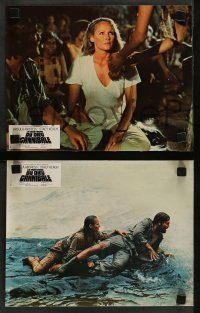 6g206 SLAVE OF THE CANNIBAL GOD 8 French LCs '78 super sexy Ursula Andress in peril!
