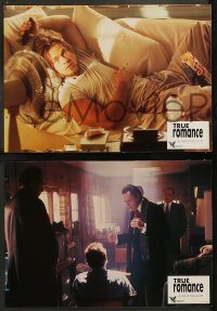 6g159 TRUE ROMANCE 12 French LCs '93 Christian Slater, Patricia Arquette, by Quentin Tarantino!