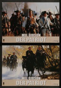 6g095 PATRIOT 8 German LCs '00 Mel Gibson, Roland Emmerich, different images!