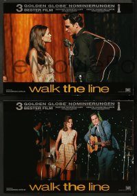 6g132 WALK THE LINE 3 German LCs '05 Joaquin Phoenix as Johnny Cash, Reese Witherspoon!