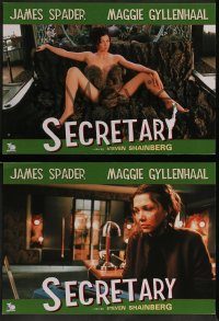6g023 SECRETARY 4 Dutch LCs '02 Maggie Gyllenhaal, James Spader, sexy images!