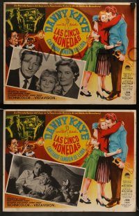 6g061 FIVE PENNIES 8 Mexican LCs '59 Danny Kaye, Louis Armstrong & Barbara Bel Geddes!