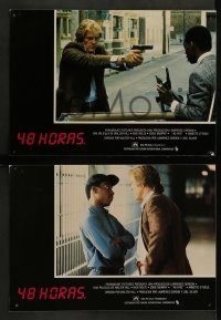 6g045 48 HRS. 10 Spanish LCs '82 police detective Nick Nolte & professional criminal Eddie Murphy!
