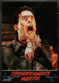 6g050 EVIL DEAD 2 6 Spanish LCs '87 directed by Sam Raimi, Bruce Campbell is Ash, Dead By Dawn!