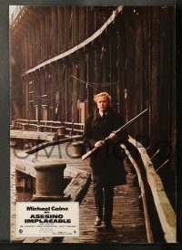 6g037 GET CARTER 12 Spanish LCs '75 great images of Michael Caine in gangster action!