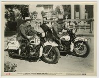 6h046 AND BABY MAKES THREE 8x10.25 still '49 Robert Young with New York motorcycle cops!