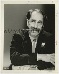 6h097 BIG STORE 8x10.25 still '41 best close portrait of Groucho Marx with his trademark cigar!