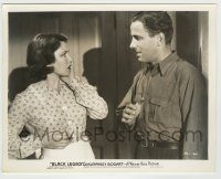6h102 BLACK LEGION 8x10.25 still '36 O'Brien-Moore scared by Humphrey Bogart threatening to hit her!
