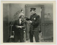 6h143 CAMERAMAN 8.25x10 still '28 c/u of Buster Keaton staring at infuriated cop Harry Gribbon!