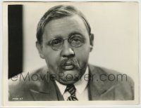 6h162 CHARLES LAUGHTON 8x10 key book still '30s great portrait with mustache & wearing glasses