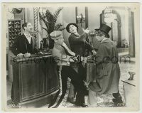 6h186 COCOANUTS 8x10.25 still '29 wonderful image of Groucho, Chico & Harpo Marx in hotel lobby!