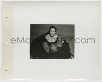 6h212 CREATURE FROM THE BLACK LAGOON candid 8x10 still '54 Milicent Patrick w/ 3 of her creations!