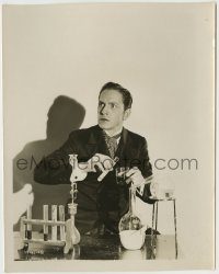 6h269 DR. JEKYLL & MR. HYDE 8.25x10.25 still '31 worried Fredric March working in his laboratory!