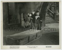 6h272 DRACULA 8.25x10 still R51 Tod Browning classic, guys by packing crate that contains Lugosi!