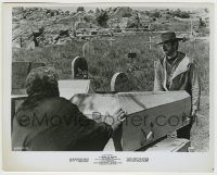 6h308 FISTFUL OF DOLLARS 8x10.25 still R69 Clint Eastwood carrying coffin in graveyard!