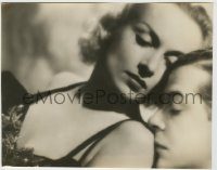6h316 FOOLS FOR SCANDAL 7.25x9.25 still '38 romantic portrait of Carole Lombard & Fernand Gravet!