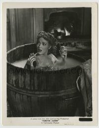 6h319 FOREVER AMBER 8x10.25 still '47 great close up of sexy Linda Darnell naked in bath!