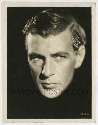 6h338 GARY COOPER 8x10.25 still '30s great floating head portrait over black background!