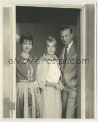 6h339 GARY COOPER deluxe 8x10 still '50s family portrait with his wife & daughter by John Engstead!