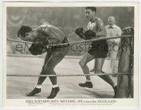 6h345 GENTLEMAN JIM 8x10.25 still '42 great image of Errol Flynn boxing in the ring as Corbett!