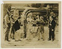 6h359 GO WEST 8x10 still '40 great image of Groucho, Chico & Harpo Marx with Indian chief!