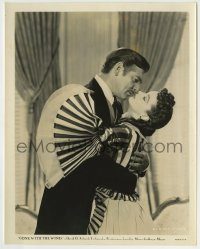 6h365 GONE WITH THE WIND 8x10 still '39 best romantic close up of Vivien Leigh & Clark Gable!