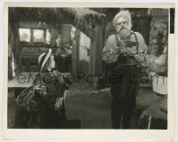 6h402 HEIDI 8.25x10 still '37 Shirley Temple is scared of Jean Hersholt's big knife!